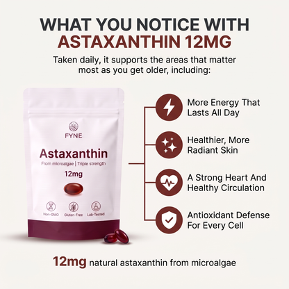 FYNE Astaxanthin - Nature’s Most Powerful Antioxidant for Whole Body Support & Cellular Protection